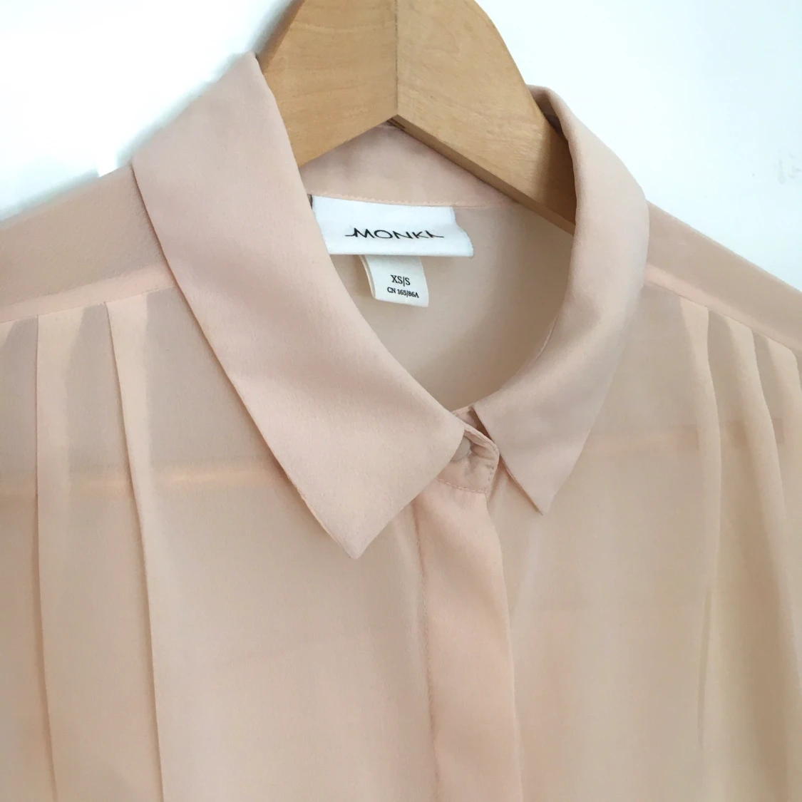 Puderrosa skir blus, strl S  - 90