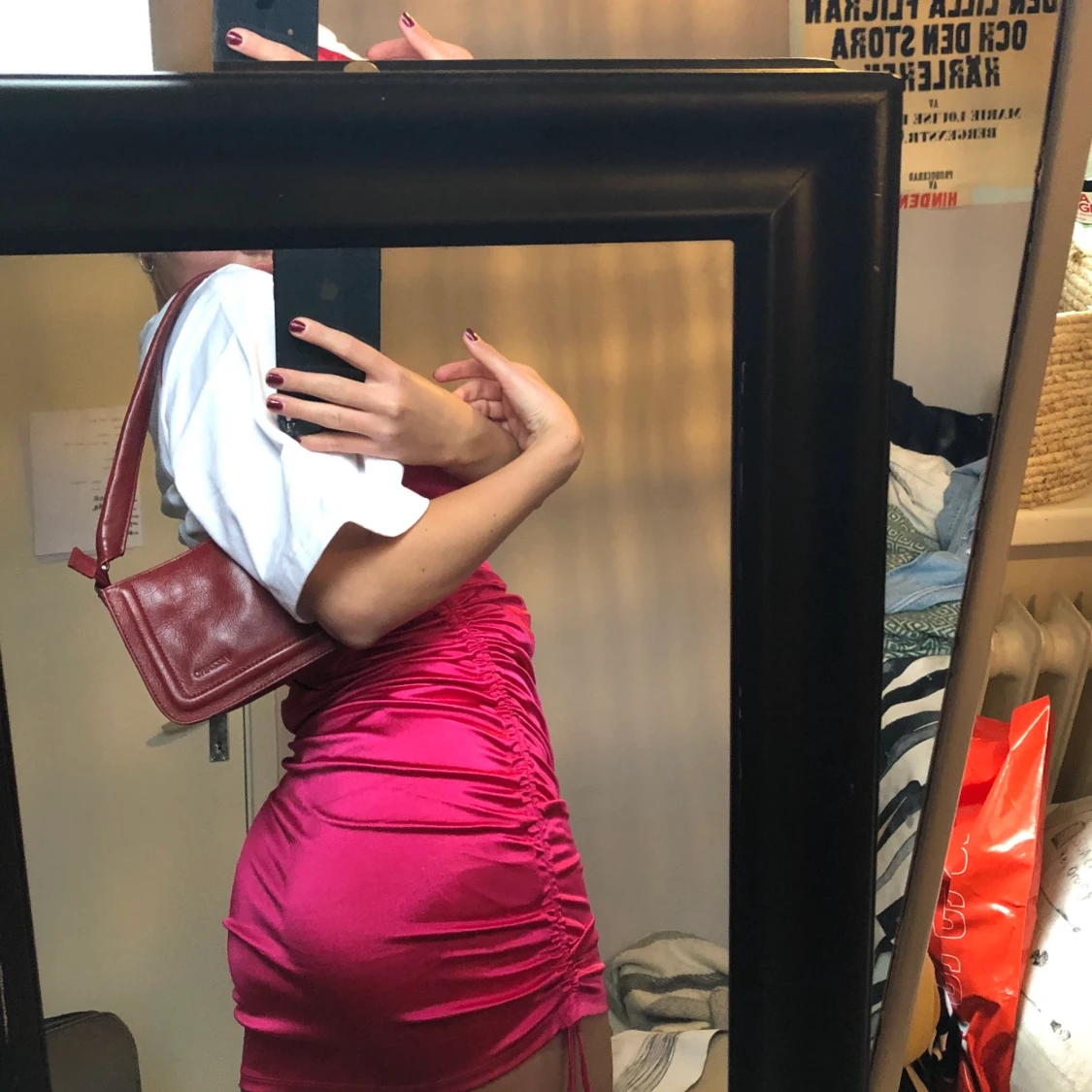 En cool rosa klänning  - 91