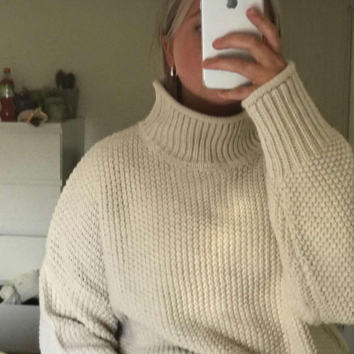 Virkad polotröja  - 90