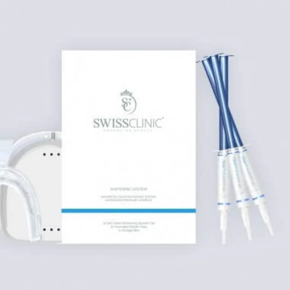 Tandblekning från Swiss Clinic. Obruten förpackning. Ord pris 599:-   https://www.vitatanden.se/tandblekning-bast-i-test/swiss-clinic/ . Övrigt.