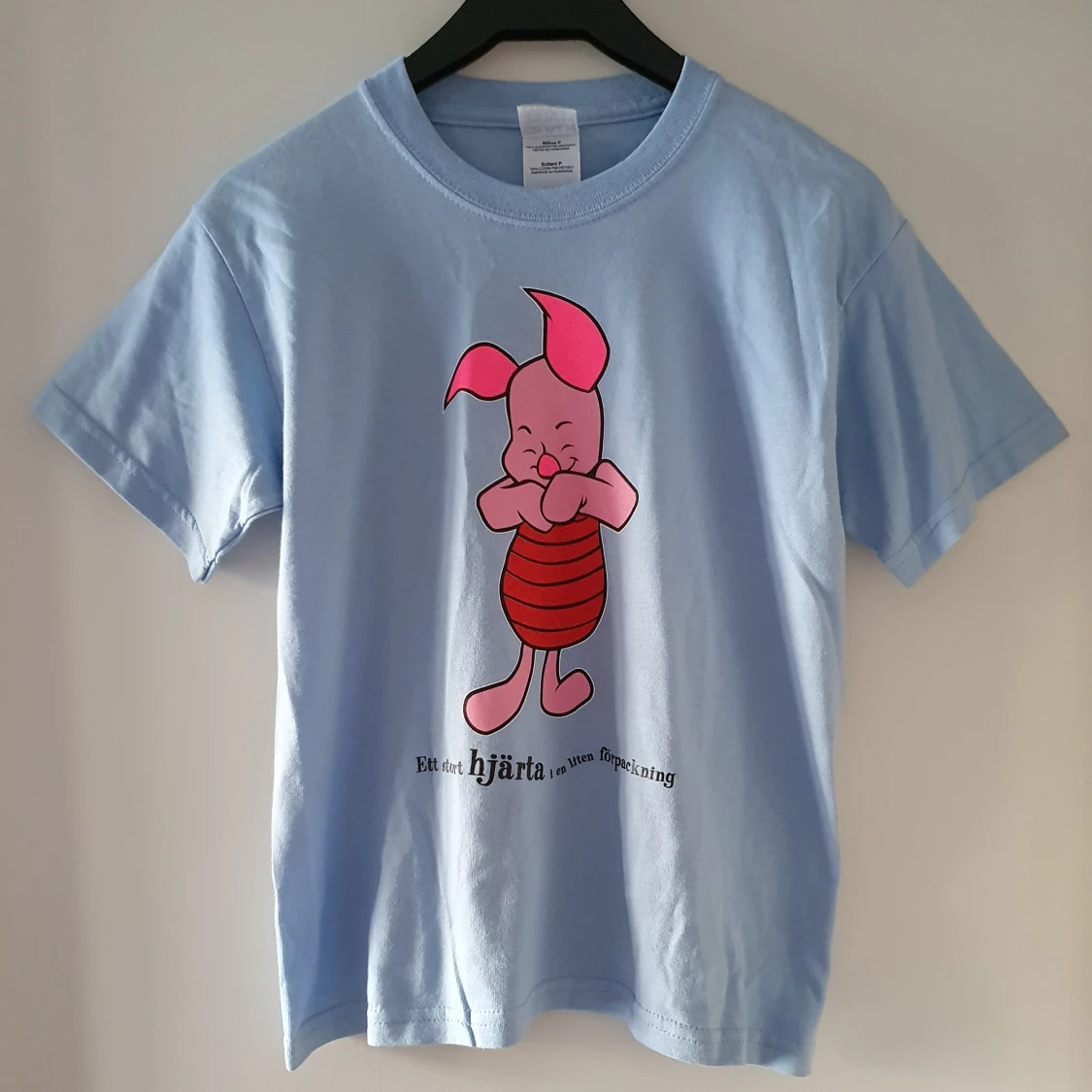 Vintage ljusblå t-shirt med Nasse