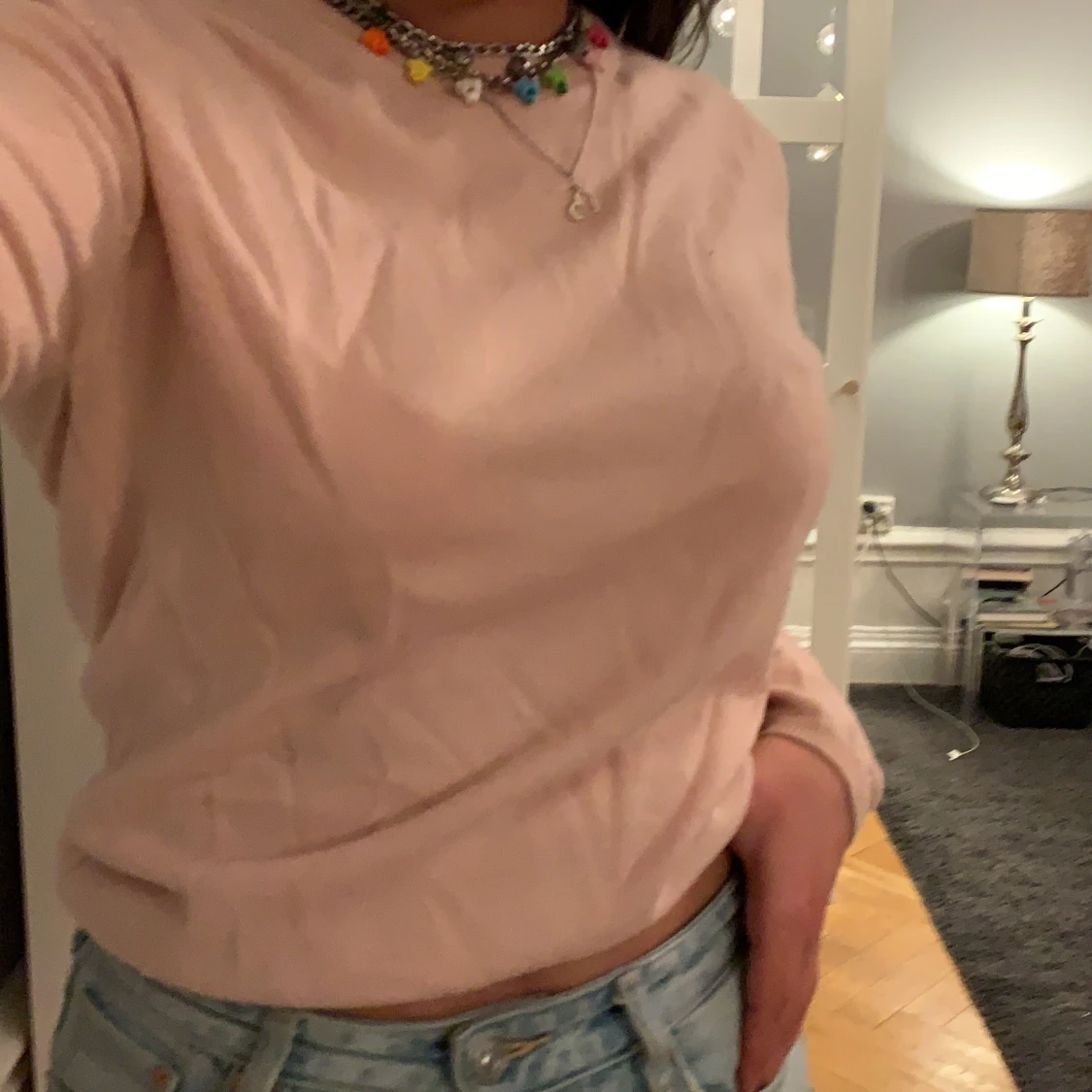 Mjuk stickad tröja - 90