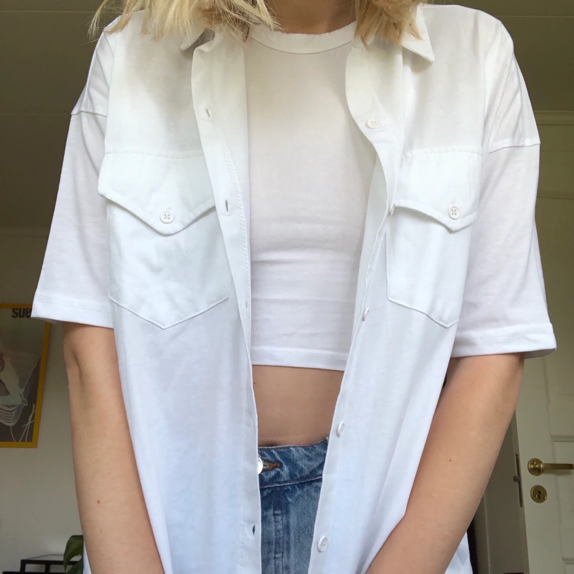 Vit (helt oanvänd) skjorta/ klänning 