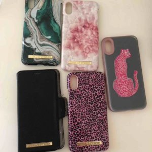  - Skal från Ideal of sweden och ett skal från flying tiger. Ett plånboksskal och 4 vanliga. Alla för 200kr.  Plånboksskalet: 75kr  De andra skalen: 50kr/st   Kan mötas upp i Fjärås eller Borås. Kan också skickas mot fraktkostnad. 