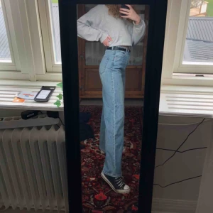  - Välanvända jeans ifrån Weekday som fortfarnde är i gott skick. Modellen heter Ace san fran blue och är i storleken W28 L32. Frakt tillkommer!