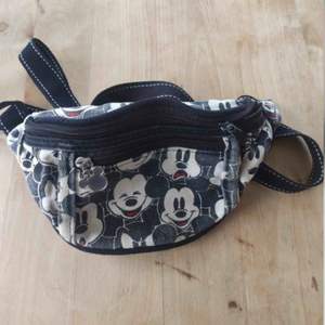 Vintage Musse pigg-väska.  Disney Mickey Mouse. Normalt begagnat skick