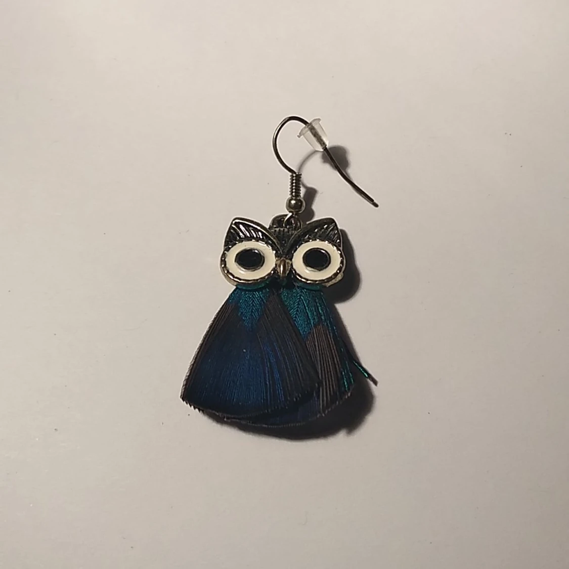 Örhängen uggla m. fjädrar - 90