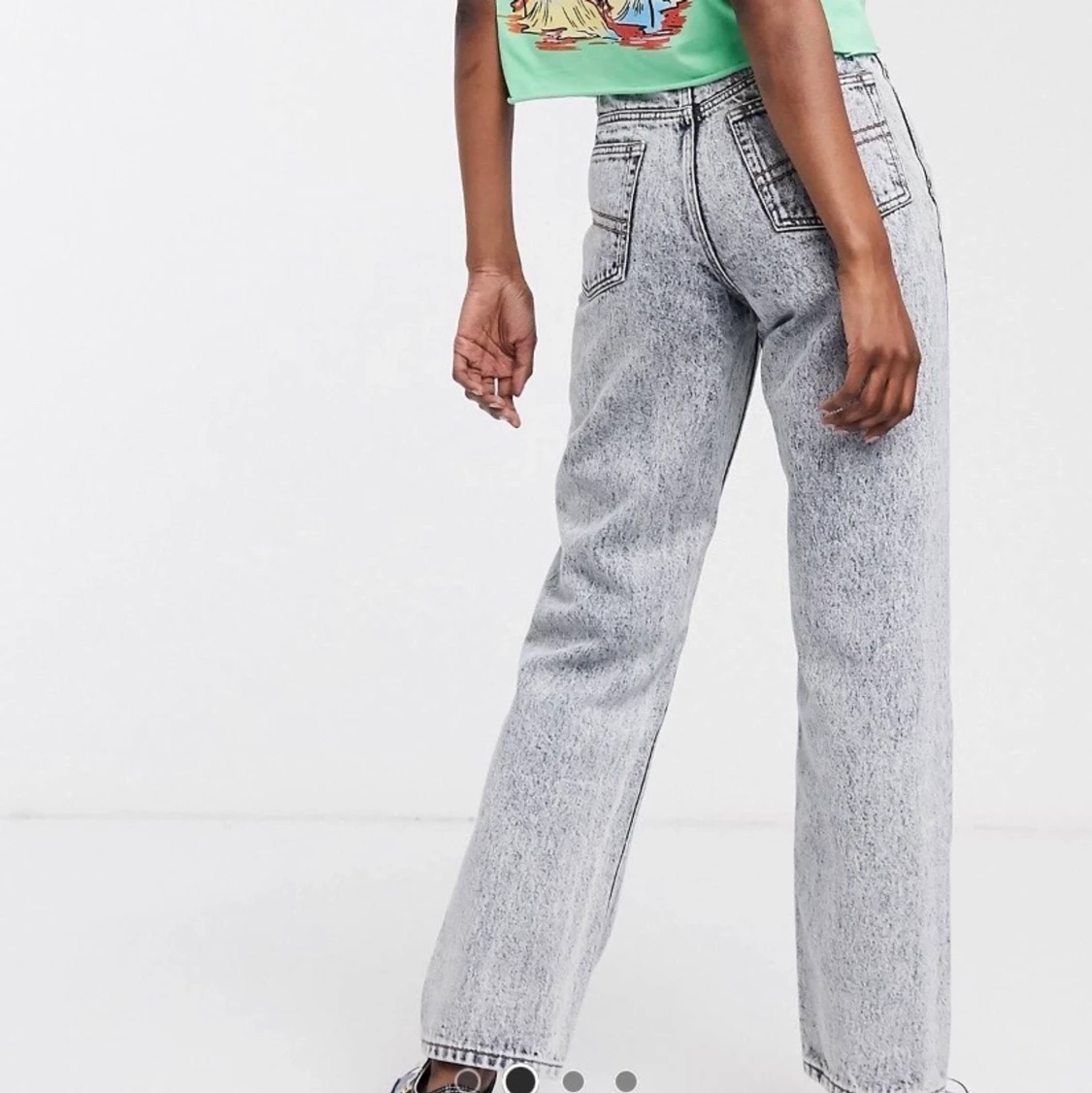 Sten tvättade jeans - 90