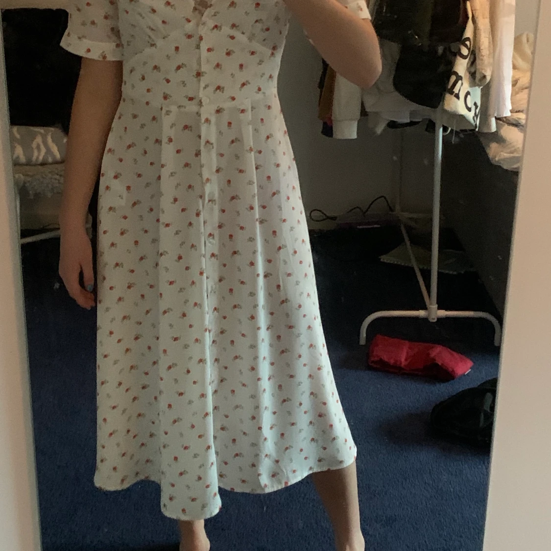 Blommig klänning - 90