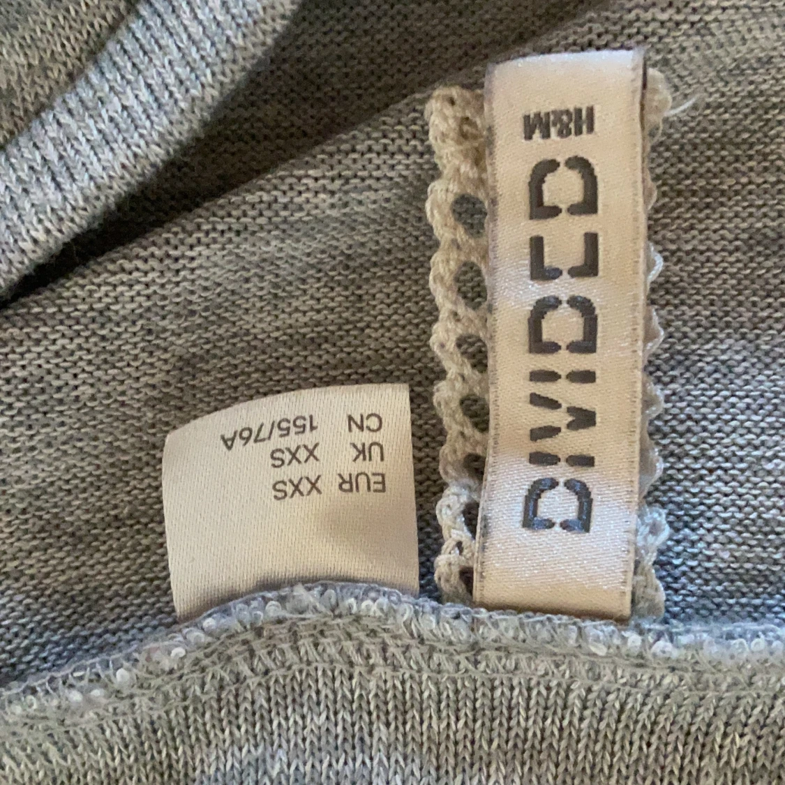 Grå tröja st.xxs - 90