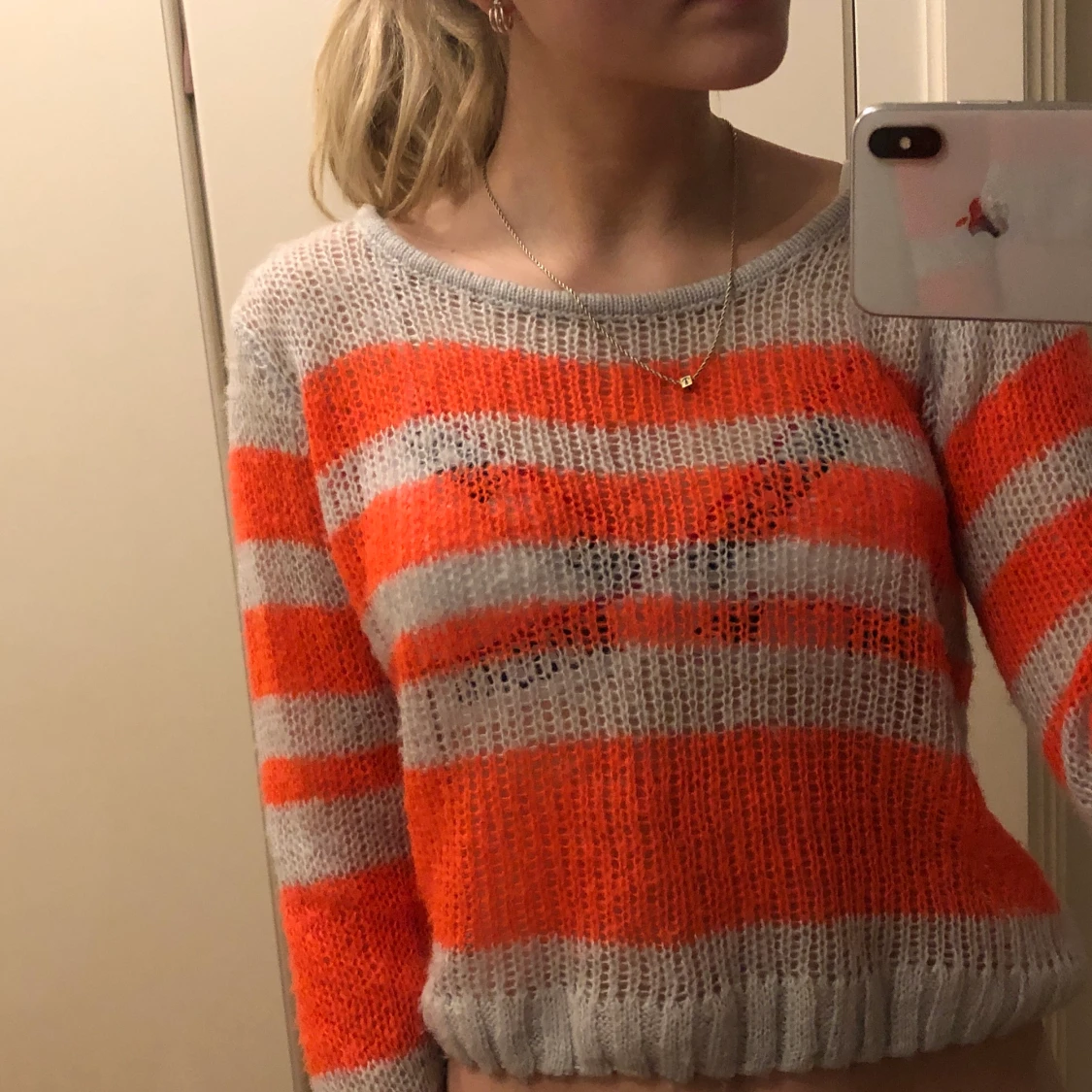 Stickad tröja 