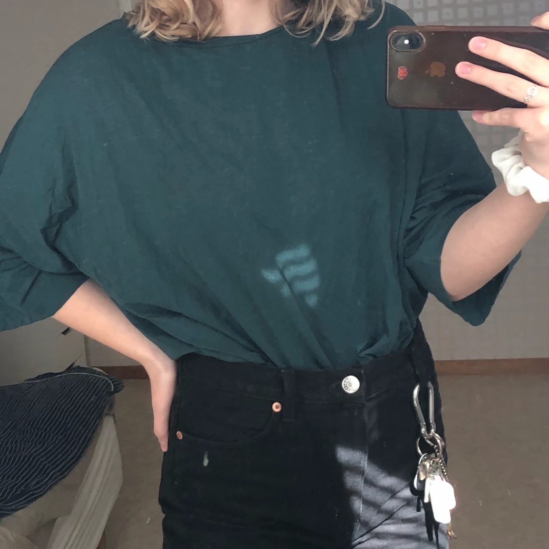 Oversize grön t-shirt - 90