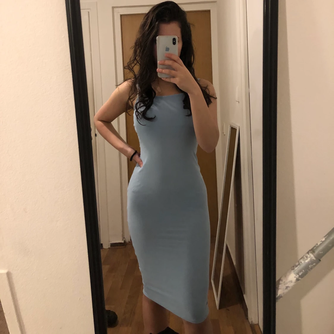 Ljusblå sommarklänning