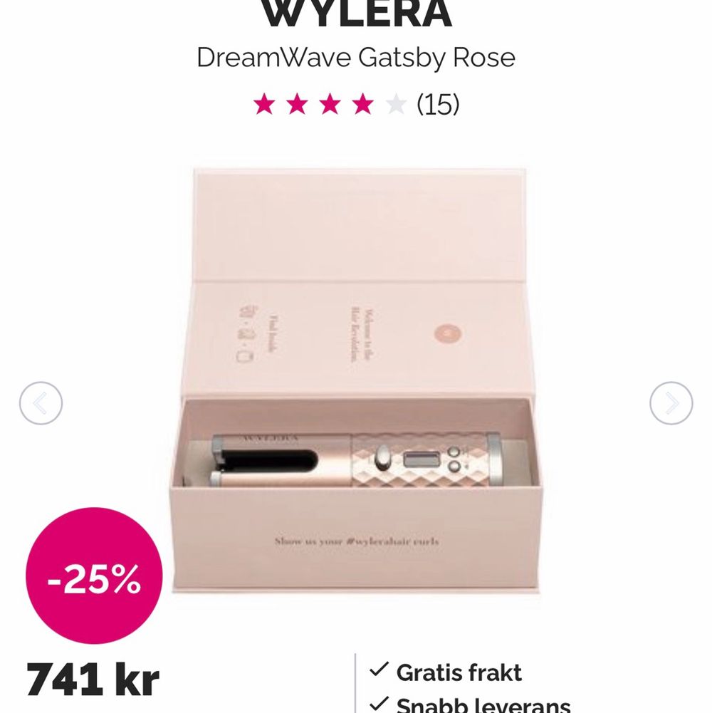 En helt ny locktång som gör jättefina lockar, men säljer då jag köpte en annan och kan inte skicka tillbaka den här... (man kan se hur lockarna blir på Alexandra Nilssons youtube video ”julaftonsvlogg” 10:30) laddare och allting följer med, 700kr inkl frakt, pris går att diskuteras . Accessoarer.