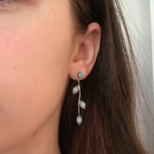 örhängen - enkla men endå lite extra, otroligt fin turkos färg 🦋  vid köp av 3 och fler smycken får du alltid gratis frakt🤎