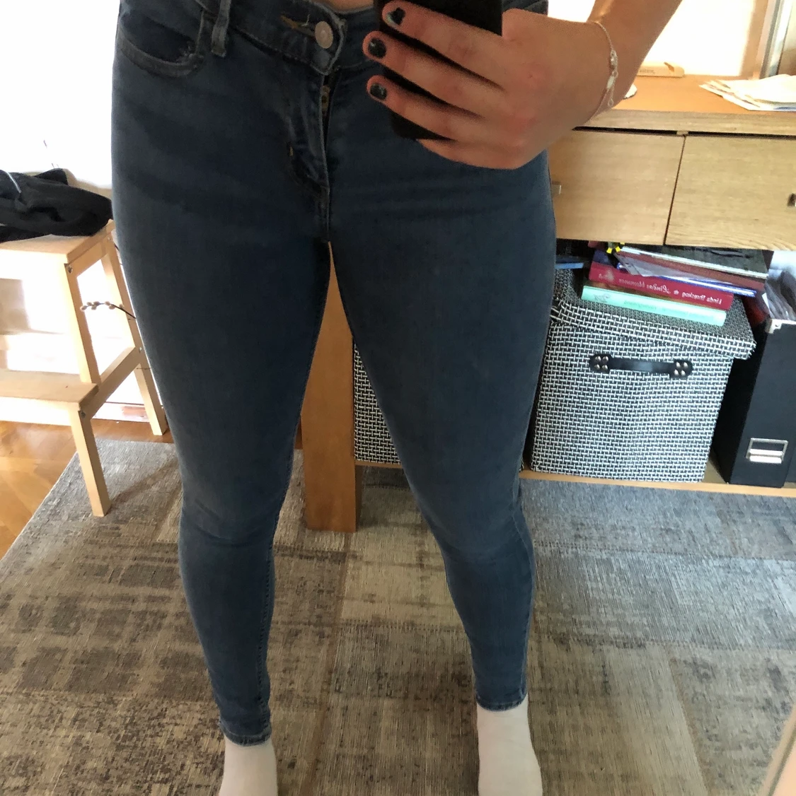 Blåa Levis jeans 