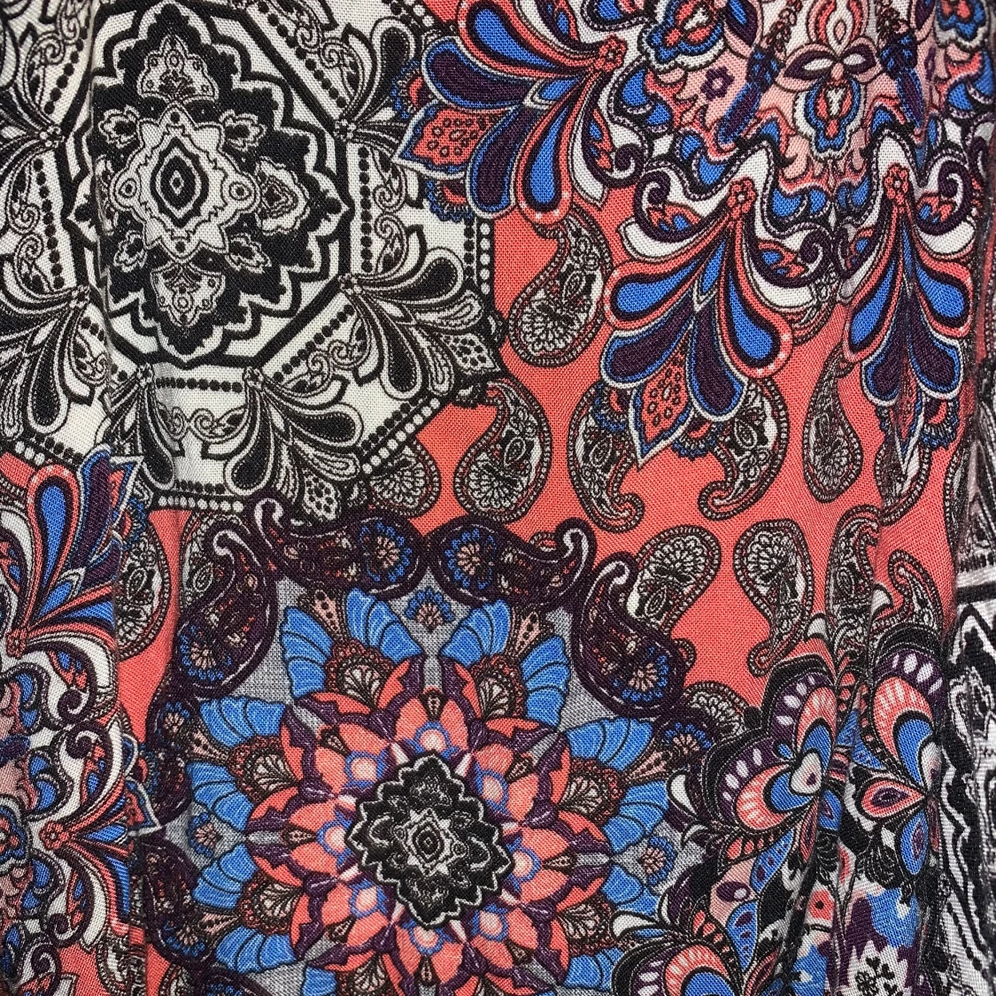 Mönstrad klänning - 91