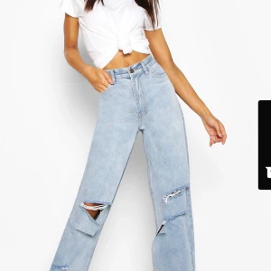 Boyfriend jeans - Oversize jeans från Boohoo (tall). Strl 40 