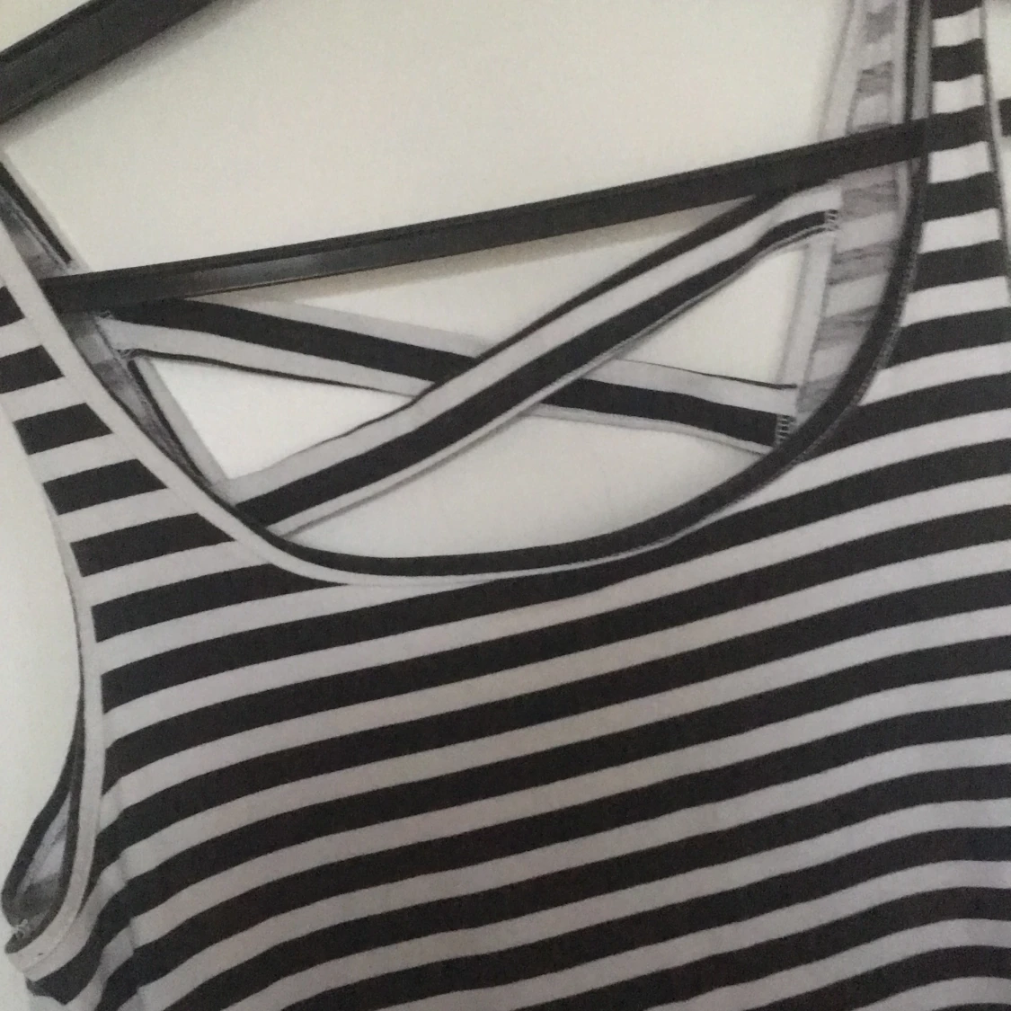 Randig klänning stl s - 90