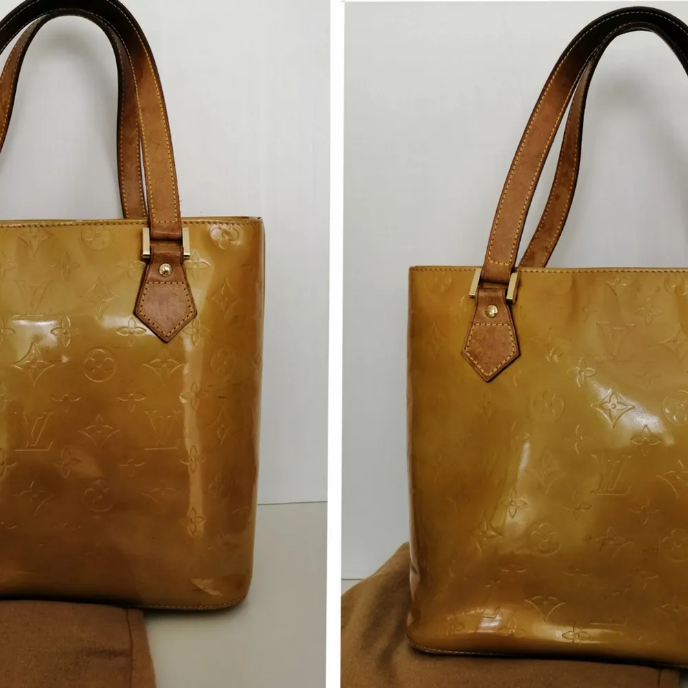 Louis Vuitton Houston bag, very good condition, dustbag, authentic, color gold, size 30x25cm, handle 19cm,        write me for more info and pics . Väskor.