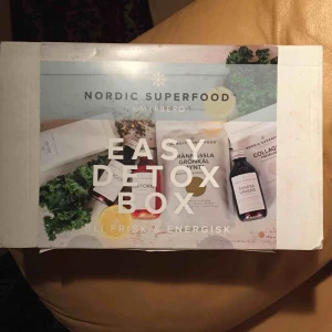  - Detox låda , öppnad men oanvänd 