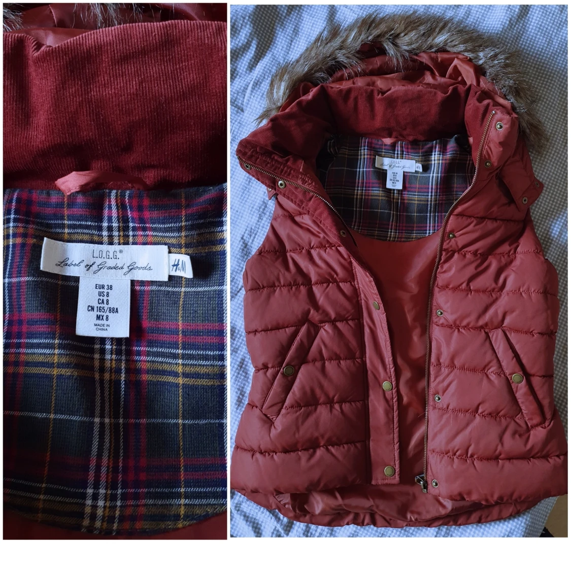 Skön och mysig väst från H&M i strl 38 - 91