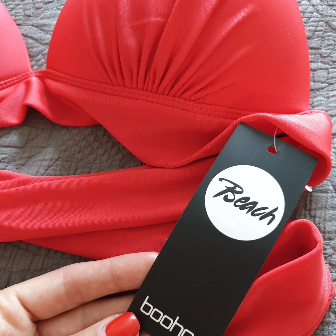 NEW red bikini from BOOHOO - 90
