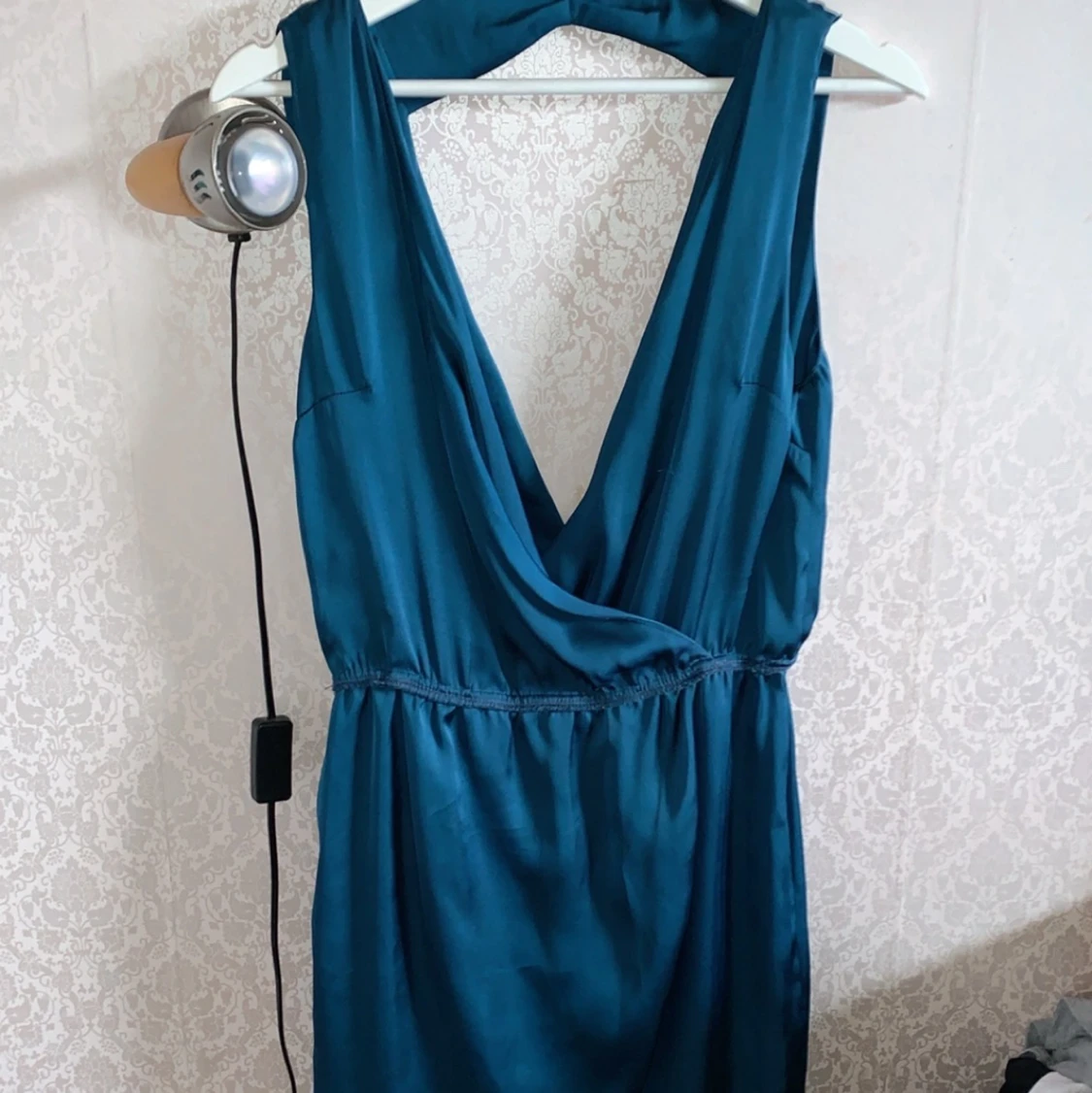 Blå siden klänning  - 91