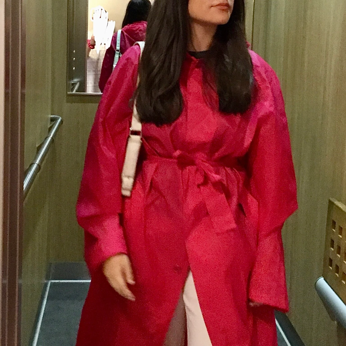 Stilig rosa regnjacka 💖✨ - 90