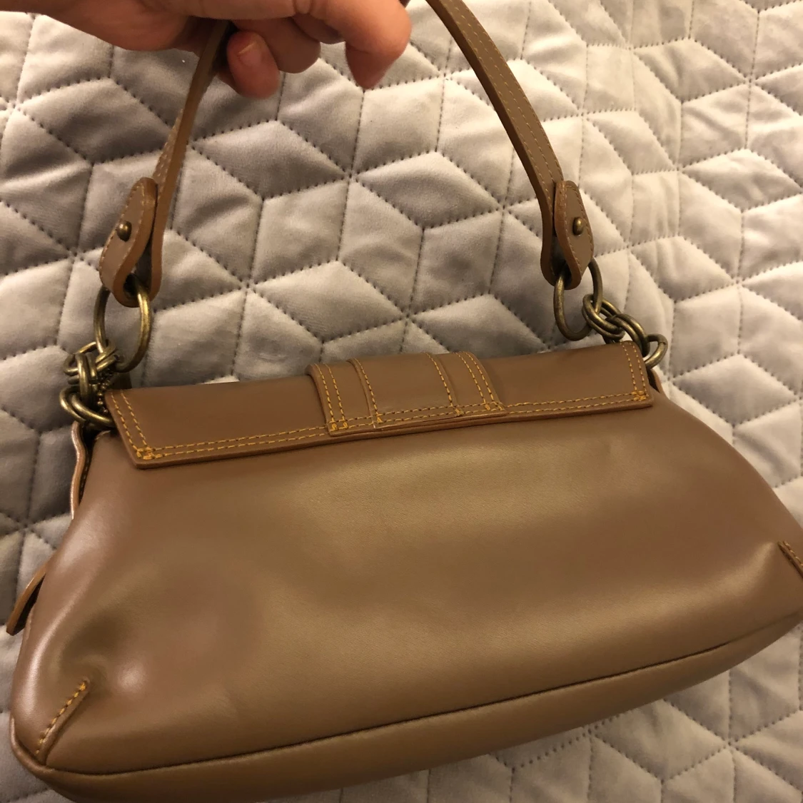 Äkta läder väska - 90