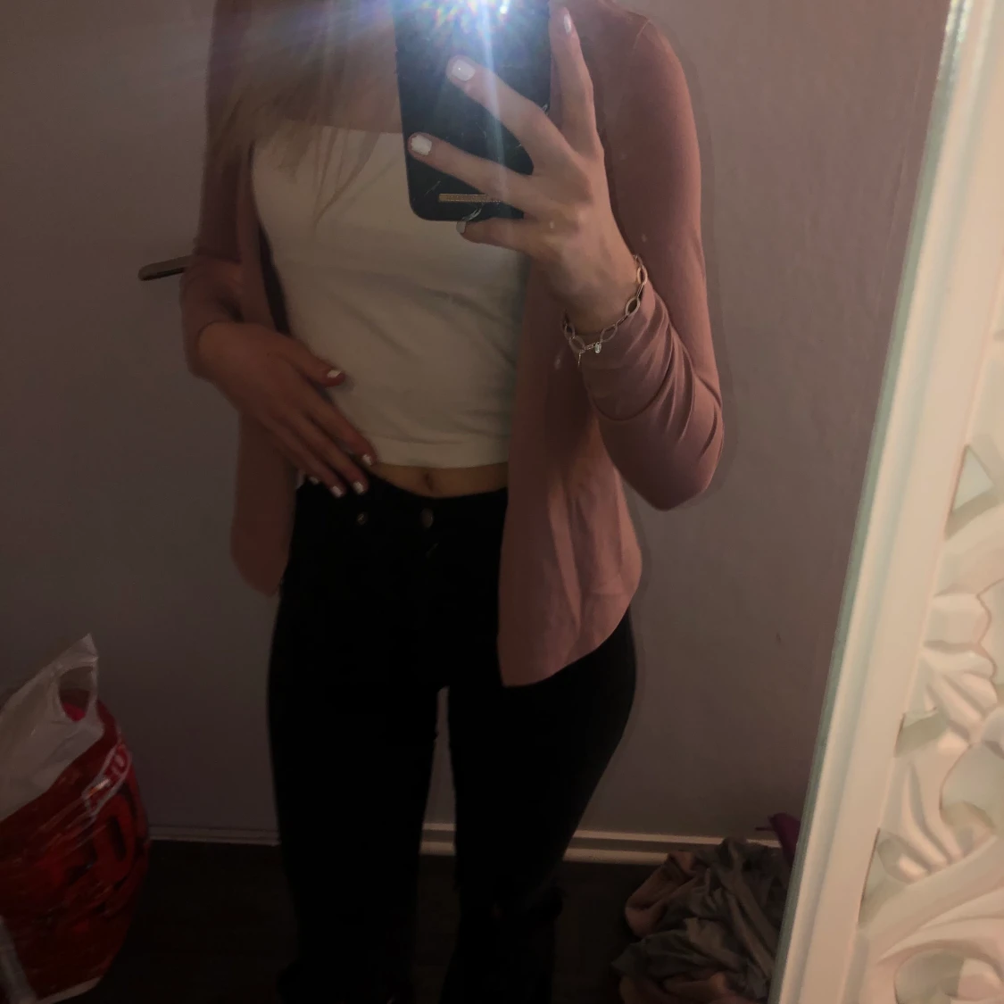 Rosa kofta från bubbleroom xs - 90