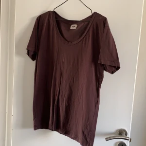 Acke Limit t-shirt - Vinröd t-shirt från Acne. Modell limit 