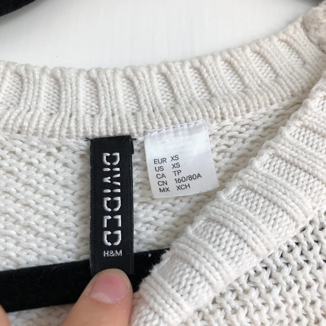 Tjocktröja, h&m, strl xs - 91