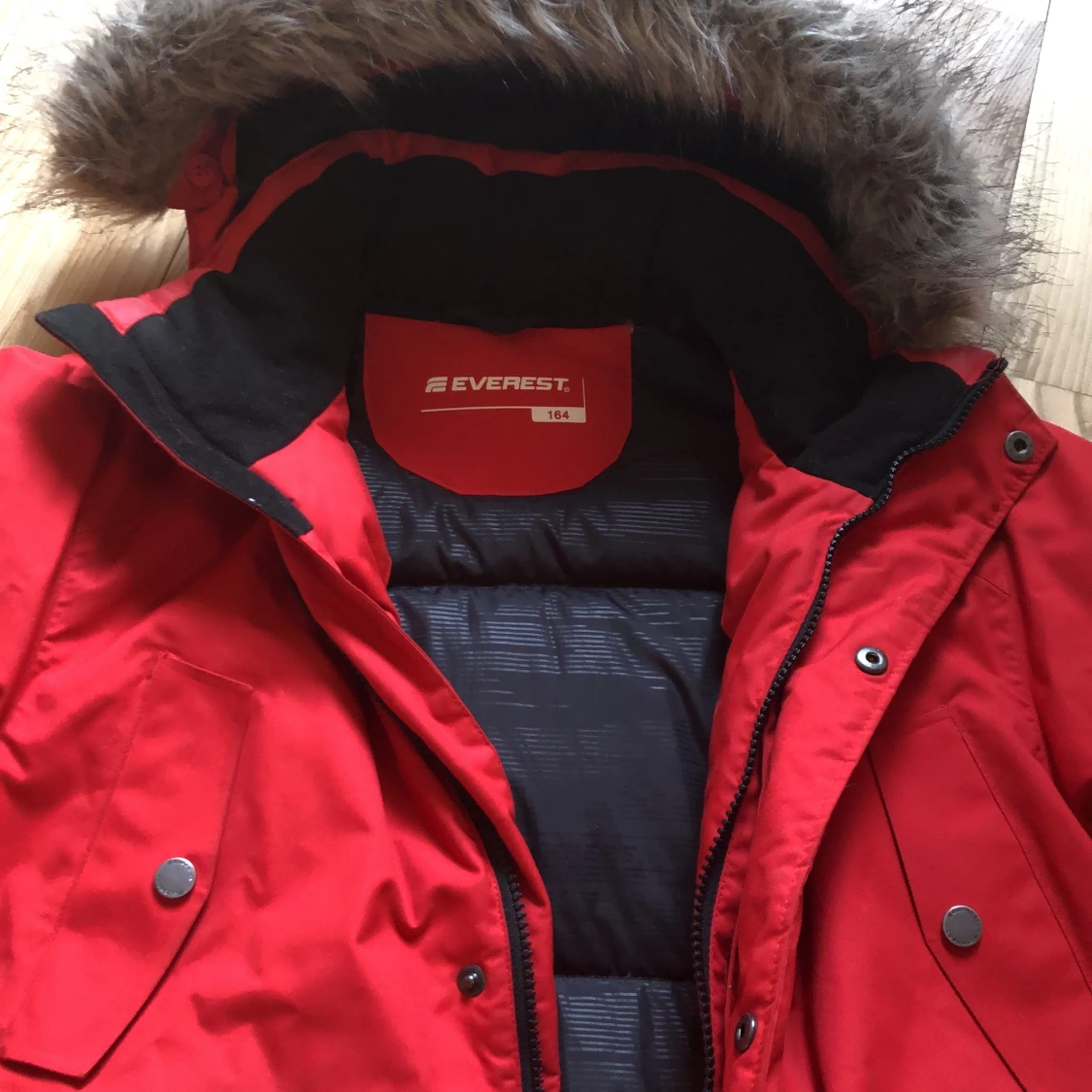 Röd vinterjacka från Everest strlk 164 - 91