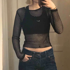  - Svart nättröja! Möts på södermalm, frakten tillkommer💞💞💞