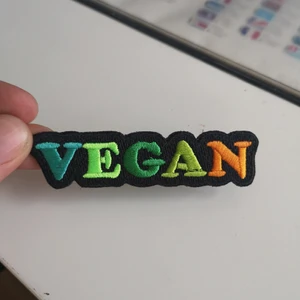 VEGAN patch - Oanvänt stryk-på märke