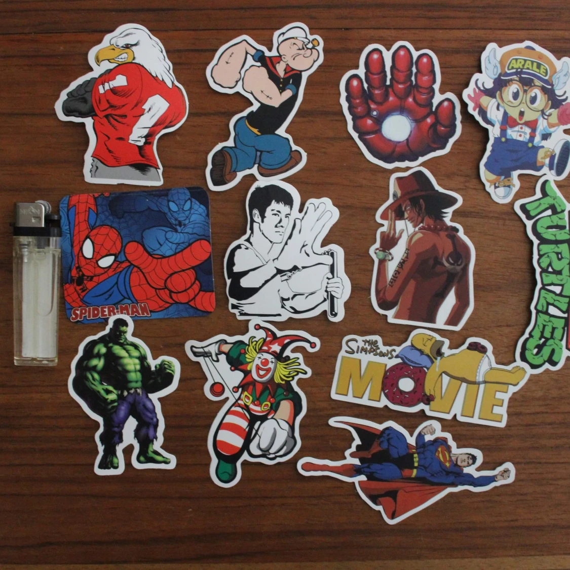 12 st klistermärken  - 90