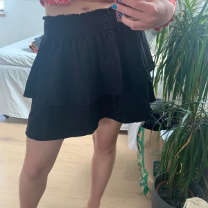 Kjol - Denna populära två lagers kjol. Från Gina Tricot, storlek L men för mig som är Xs/S är den bara lite stor, så skulle säga mer som en M, 100kr eller högsta bud+frakt💕