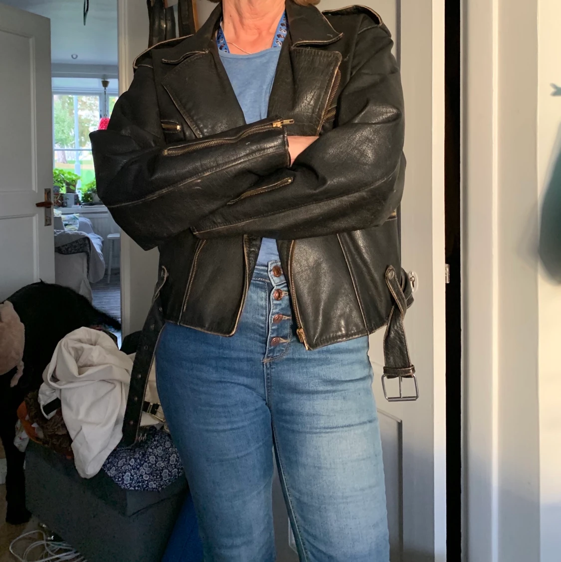 Biker jacket (skinnjacka från 90talet) - 90