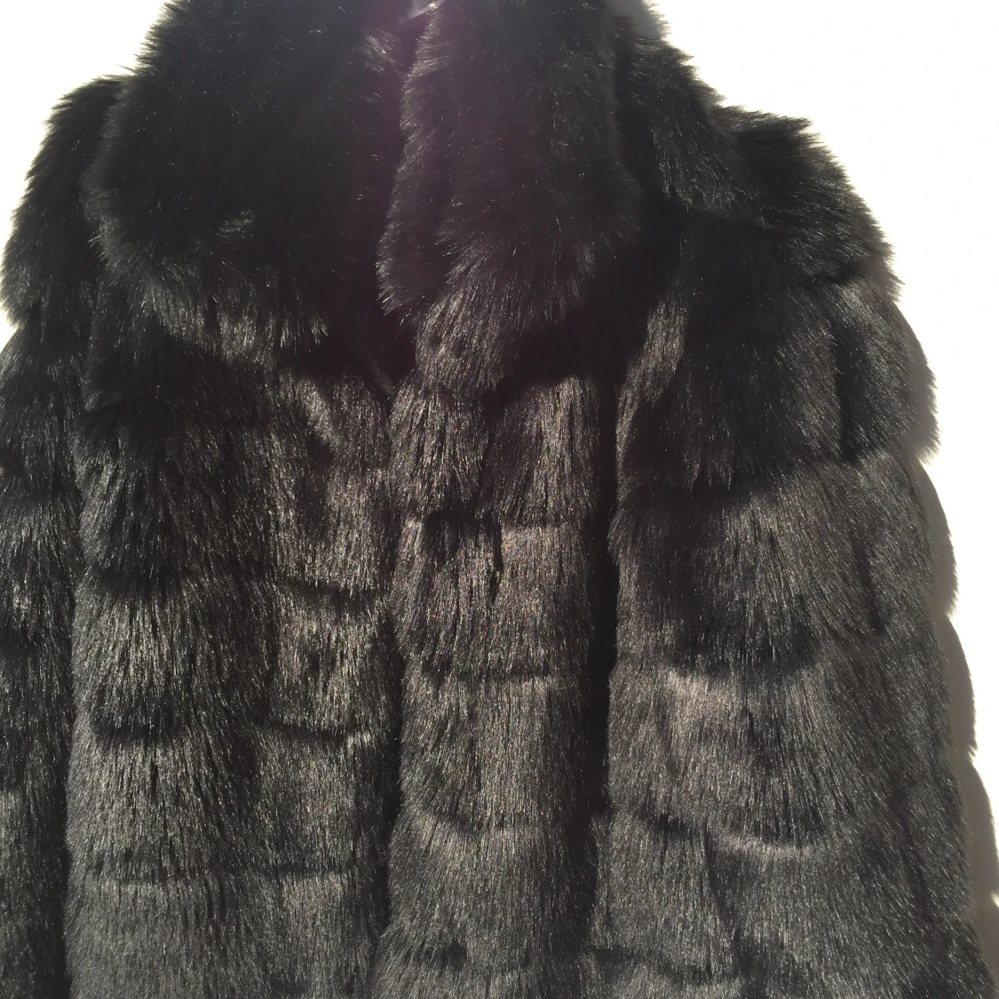Puffy fur coat, strl: 36  - 90