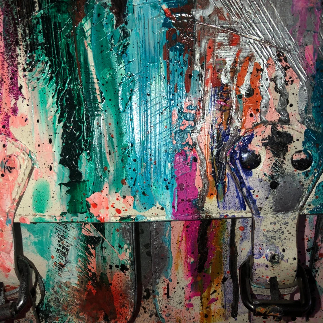 Handmålad handväska - 90