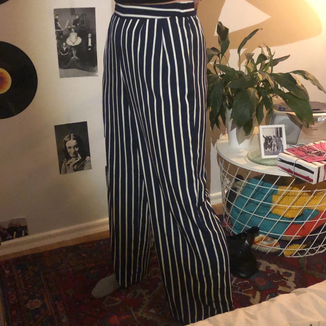 Randiga vida byxor - 90