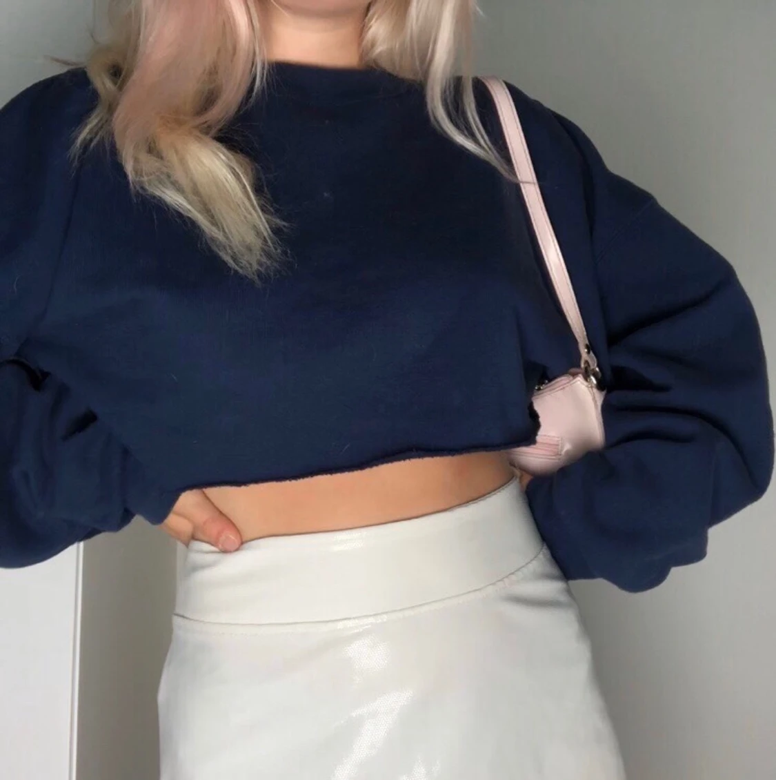 marinblå tröja - 91