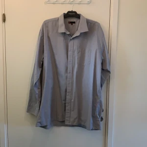 Dressman Skjorta - Dressman Skjorta, ljusgrå, bomul och polyster 