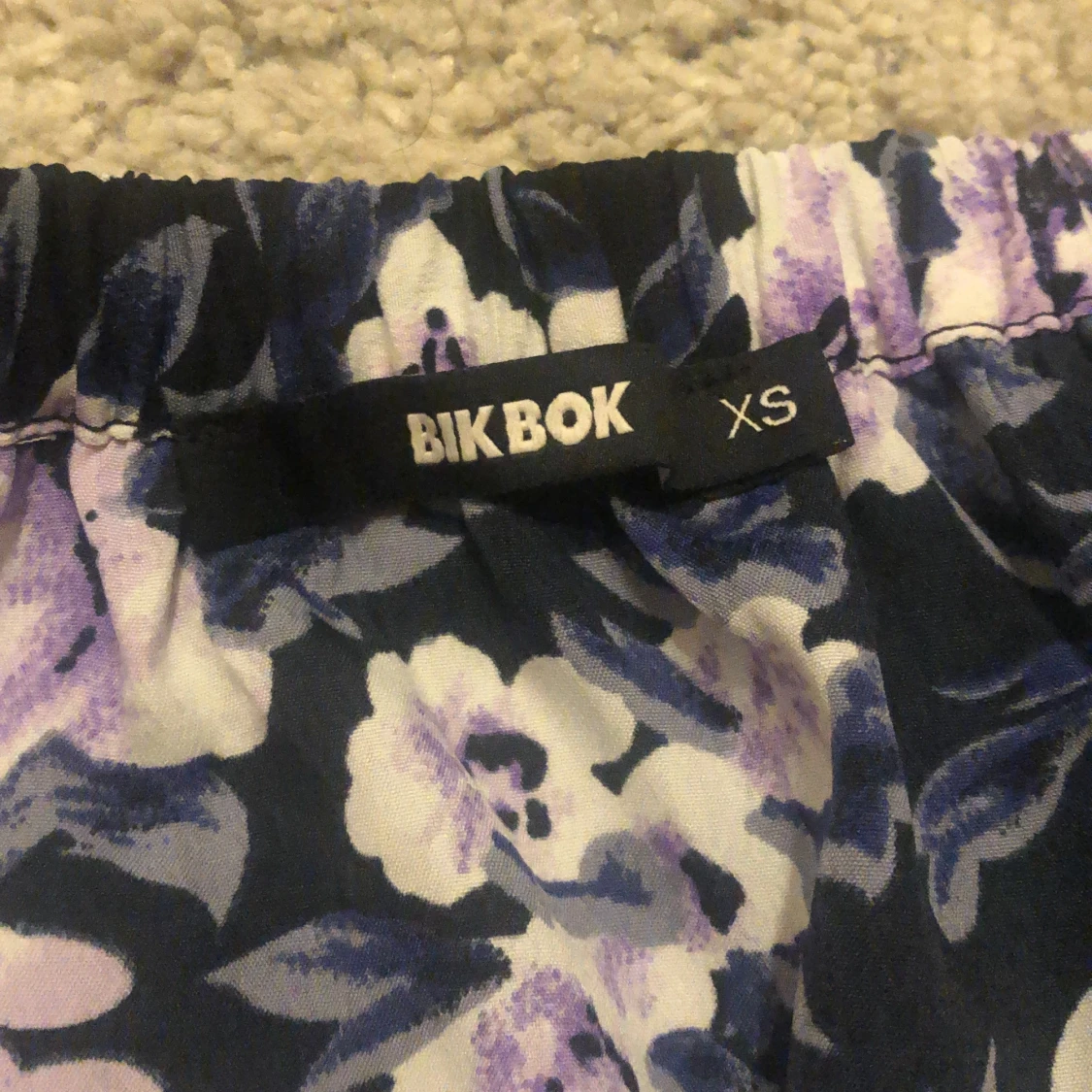 Off shoulder blus lila - 91