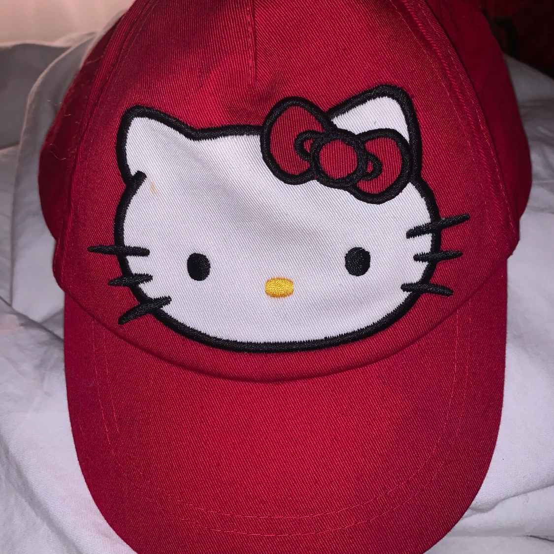 Söt Y2k hello Kitty keps - 90
