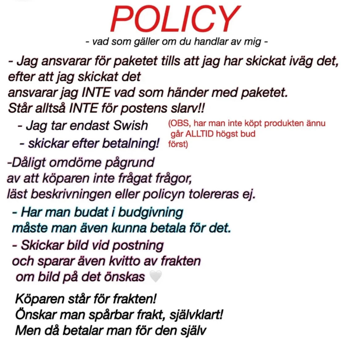 Policy🖤