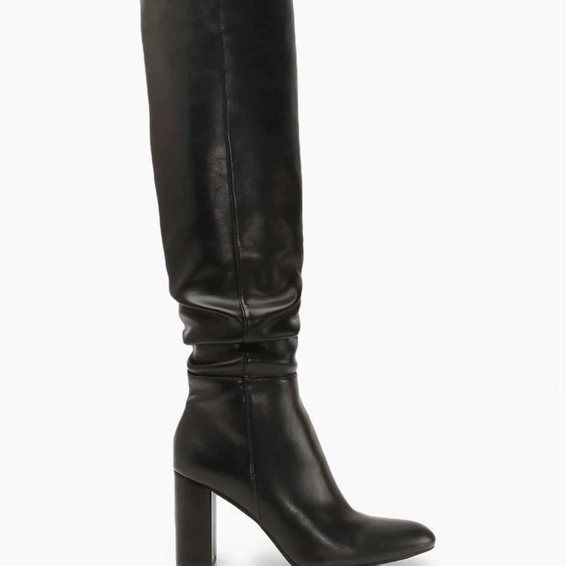 Knästövlar med blockklack - 90