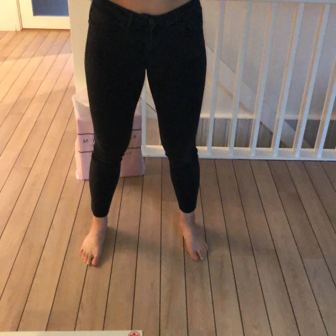 Svarta strechiga Jeans från Vila - 91