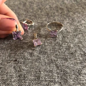  - Silver set 🌷 •Äkta silver 925  •Nyskick •Ring strl 18 mm •200 kr 📬Kan skickas mot fraktkostnad(11 kr)